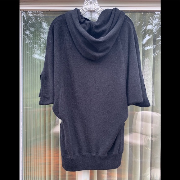 Alice+Olivia Cashmere/Wool Hooded  Top - Picture 2 of 8